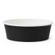 BOWL NEGRO FONDO BLANCO COMPOSTABLE 1300 CC (6X50)