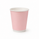 VASO COMPOSTABLE DOBLE CAPA ROSADO 8 OZ (25X20)