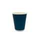 VASO COMPOSTABLE DOBLE CAPA AZUL 6 OZ (25X20)