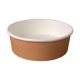 BOWL KRAFT FONDO BLANCO COMPOSTABLE 1300 CC (6X50)