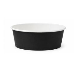 BOWL NEGRO FONDO BLANCO COMPOSTABLE 500 CC (6X50)