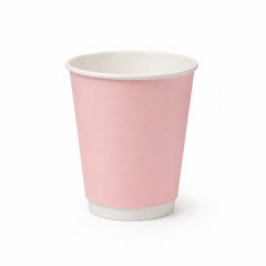 VASO POLIPAPEL DOBLE CAPA ROSADO 8 OZ (25X20)