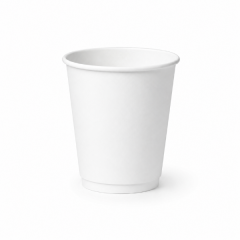 VASO PLA DOBLE CAPA BLANCO 6 OZ (25X20)