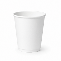 VASO PLA DOBLE CAPA BLANCO 8 OZ (25X20)