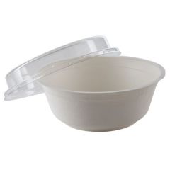 TAPA BAGAZO BOWL COMPOSTABLE 32 OZ (4X50)