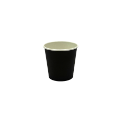 VASO PLA UNA CAPA NEGRO 4 OZ (50X20)