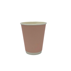 VASO PLA DOBLE CAPA ROSADO 6 OZ (25X20)