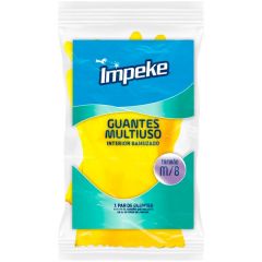 GUANTES MULTIUSO AMARILLO IMPEKE T - M (1X1)