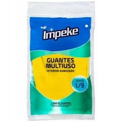 GUANTES MULTIUSO AMARILLO IMPEKE T - L (1X1)