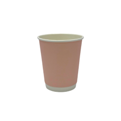 VASO POLIPAPEL DOBLE CAPA ROSADO 8 OZ (25X20)