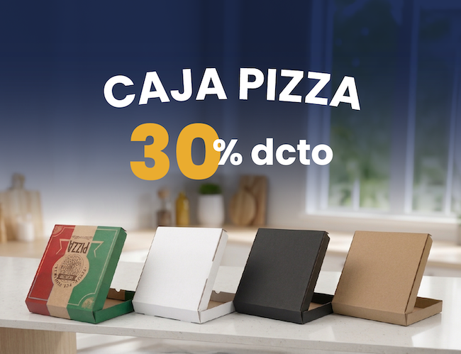 Caja Pizza hasta 30% dcto.
