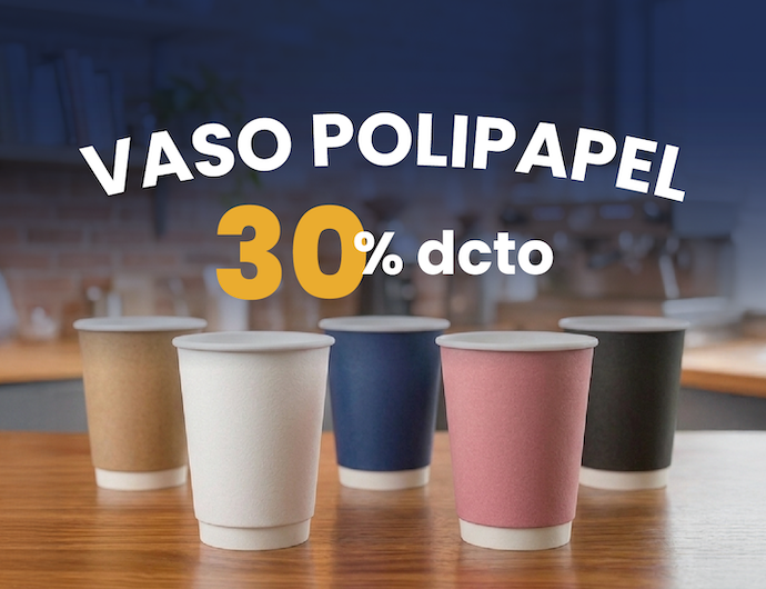 Vaso Polipapel 30% dcto.